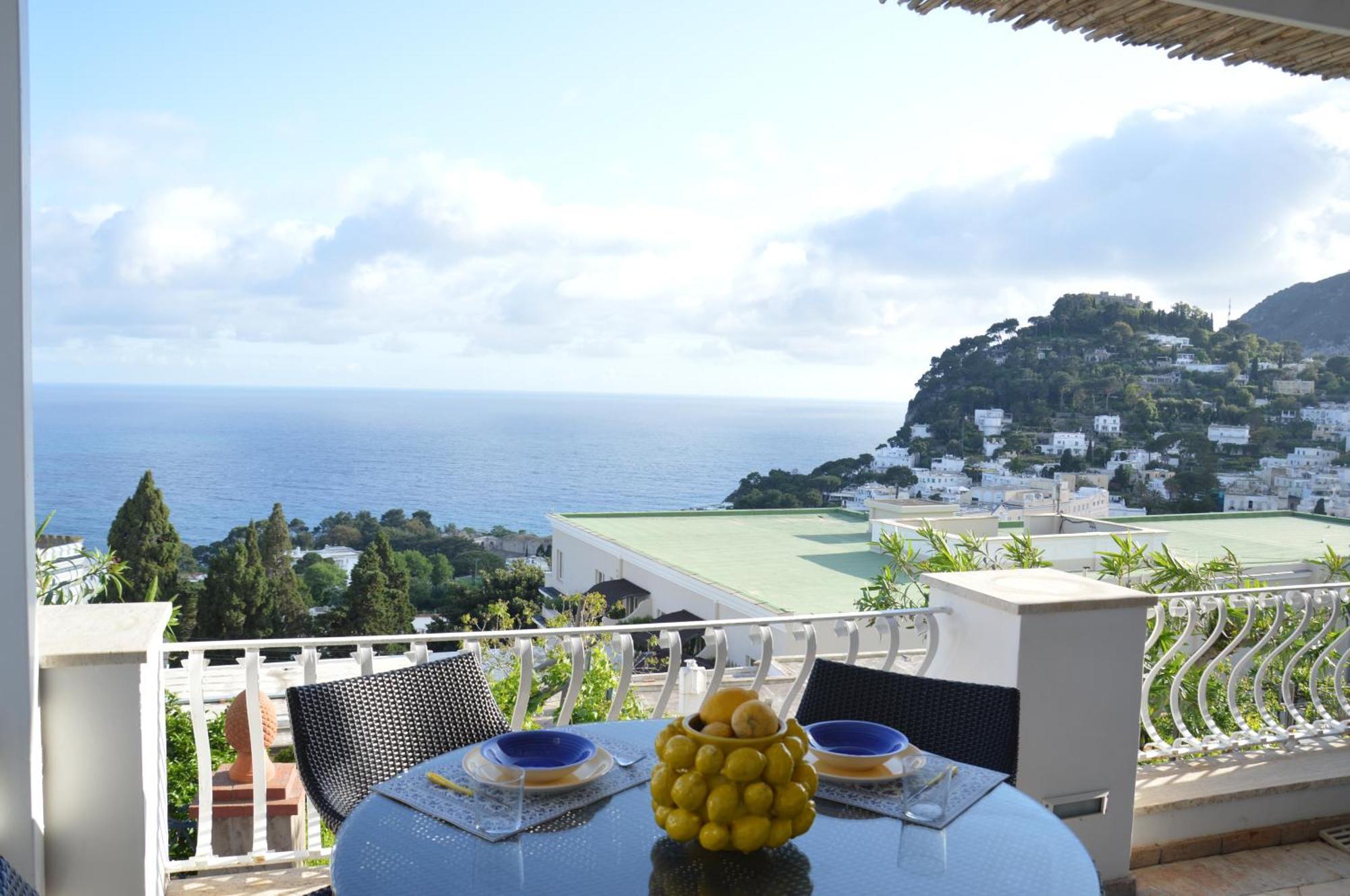 Villa La Panoramica 3 Camere 3 Bagni Капри Экстерьер фото
