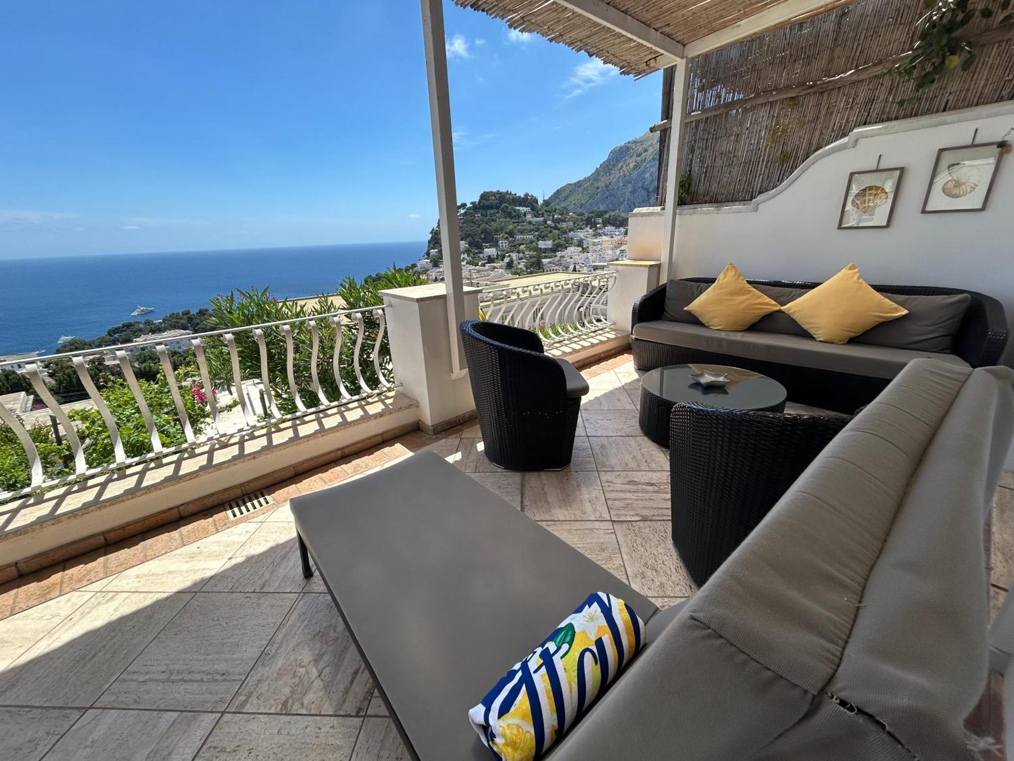 Villa La Panoramica 3 Camere 3 Bagni Капри Экстерьер фото